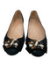 Kate Spade Shoe Size 9 Black, Orange, Clear Suede Ribbon Rhinestone Flats Black, Orange, Clear / 9