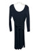 3.1 Phillip Lim Size XS Black Cotton & Polyamide Long Sleeve Stretch Dress Black / XS