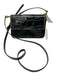 Staud Black Faux Croc Crossbody Magnetic Flap Chain Bag Black / Mini