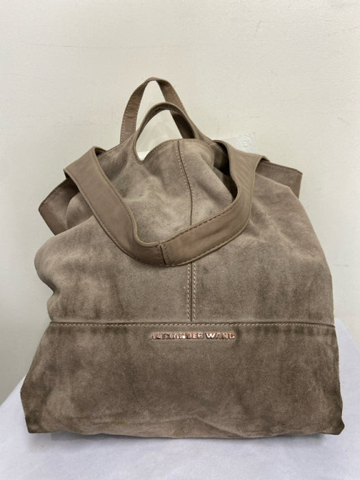Alexander Wang Taupe Brown Suede Double Handle Slouchy Tote Dustbag Inc. Bag