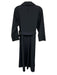 Kal Rieman Size XS Navy Cotton Blend Tie Waist 1/4 Zip V Neck Collared Dress Navy / XS