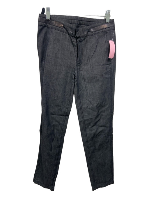 Gucci Size 40 Black Wash Cotton Pockets Belted Pants Black Wash / 40