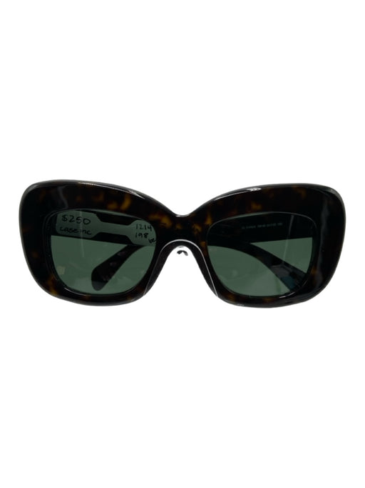 Celine Brown Tortoiseshell Square Oversized Sunglasses Brown