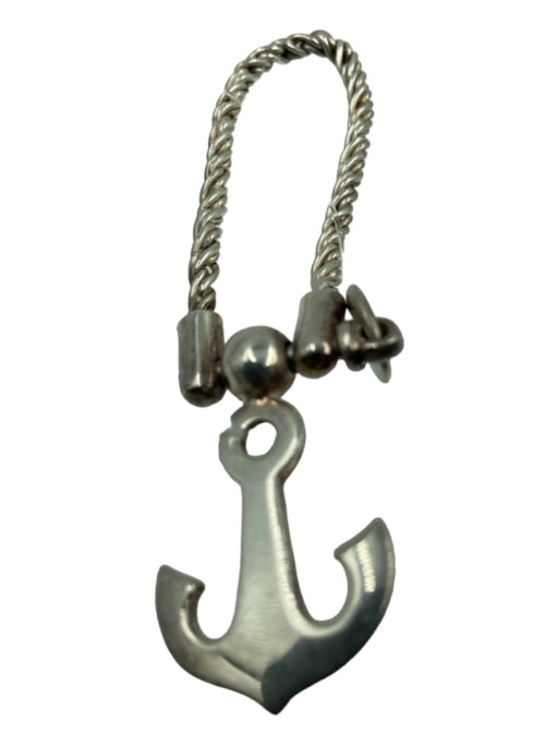 Tiffany & Co Silver Sterling Silver Chain Anchor Keychain Silver