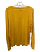 J. Crew Size L Mustard Yellow Cotton Ribbed Collar Crew Neck Long Sleeve Sweater Mustard Yellow / L