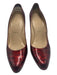 Christian Louboutin Shoe Size 41.5 Red Patent Almond Toe Closed Heel Pumps Red / 41.5