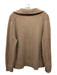 Vince Size Small light brown Wool Blend Collared Long Sleeve V Neck Knit Sweater light brown / Small