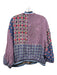 Johnny Was Size XL Blue & Multi Silk Blend Abstract & Animal Reversible Jacket Blue & Multi / XL