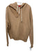 n:Philanthropy Size XS Tan Cotton Drawstring Cut Out Panel Detail Hoodie Sweater Tan / XS