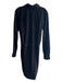 Hudson Size Est S Black Lyocell Long Sleeve Button Front Tie Waist Dress Black / Est S