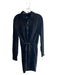 Hudson Size Est S Black Lyocell Long Sleeve Button Front Tie Waist Dress Black / Est S