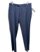 Boss Size 38 Blue Gray Wool Blend Solid Dress Men's Pants Blue Gray / 38