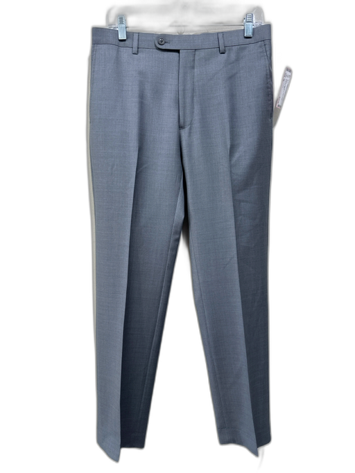 John Varvatos Size 32 Gray Wool Blend Solid Dress Men's Pants Gray / 32