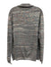 Missoni Size Est L Gray & Multi-Color Cotton All Over Print Men's Sweater Gray & Multi-Color / Est L
