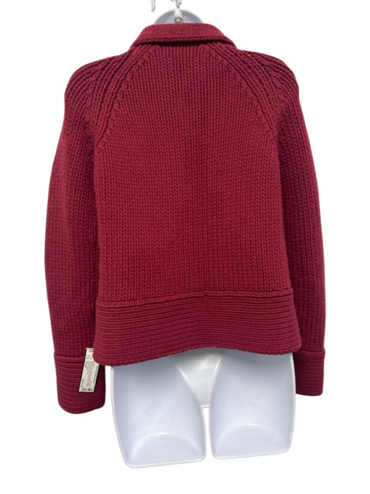 Louis Vuitton Size Small Magenta Pink Cashmere Blend Zipper SHW Button Cardigan Magenta Pink / Small