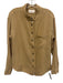 XiRENA Size M Tan Brown Cotton Button Down Long Sleeve Top Tan Brown / M