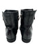 Officine Creative Shoe Size 37 Black Leather Sherling Zipper Ankle High Booties Black / 37