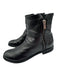 Officine Creative Shoe Size 37 Black Leather Sherling Zipper Ankle High Booties Black / 37