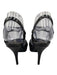 Yves Saint Laurent Shoe Size 37.5 Black Patent Leather Platform Sandals Black / 37.5