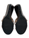 Zara Shoe Size 37 Chocolate Brown PVC Wooden Heel Open Toe Mule Wedge Sandals Chocolate Brown / 37