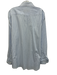 Nicole Miller Size XL Blue & White Cotton Striped Button Up Long Sleeve Shirt Blue & White / XL