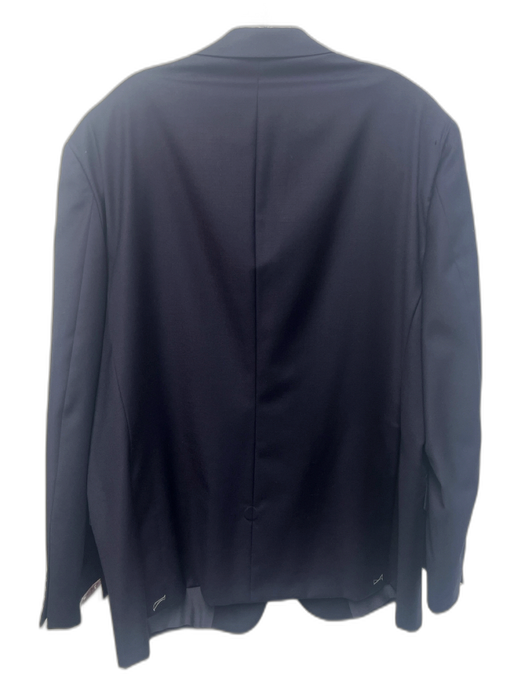 Hickey Freeman Navy Wool Solid 2 Button Men's Blazer Navy / 48R