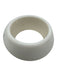 Lafayette 148 Cream Resin Faceted Statement Bangle Bracelet Cream