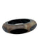 Lafayette 148 Brown & Black Resin Faceted Marbled Bangle Bracelet Brown & Black