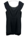 Teri Jon Size 14 Black Triacetate Blend Chiffon Detail Bow Knee Length Dress Black / 14