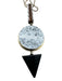 Lafayette 148 Gold Tone, White & Black Metal Chain Resin Geometric Necklace Gold Tone, White & Black