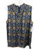 Shoshanna Size 12 Navy Blue Triacetate Blend Short Sleeve 1/2 Button Dress Navy Blue / 12