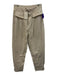 Sea New York Size 8 Cream White Cotton Denim Front Pleat High Waist Pants Cream White / 8