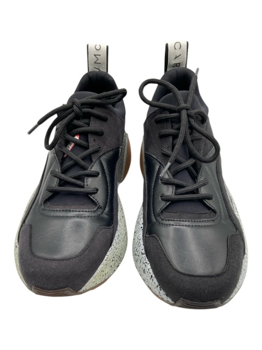Stella McCartney Shoe Size 37 Black & Multi Faux Leather & Rubber Sneakers Black & Multi / 37