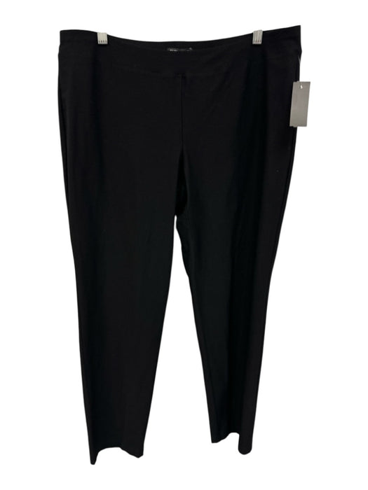 Eileen Fisher Size L Black No Fabric Tag Jersey Elastic Waist High Waist Pants Black / L