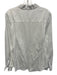Eileen Fisher Size M White Cotton Button Up Button Front Patch Pocket Top White / M