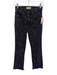 Madewell Size 25 Black Wash Cotton Blend Zip & Button Straight High Rise Jeans Black Wash / 25