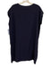 Eileen Fisher Size S Navy Blue Lyocell blend Cap Sleeve V Neck Pocketed Dress Navy Blue / S
