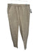 Eileen Fisher Size M Cream Beige Linen Elastic Waistband Pocketed Tapered Pants Cream Beige / M