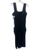 Eileen Fisher Size M Black Viscose Blend Sleeveless Pocketed Wide Leg Jumpsuit Black / M