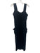 Eileen Fisher Size M Black Viscose Blend Sleeveless Pocketed Wide Leg Jumpsuit Black / M