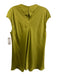 Lafayette 148 Size M Green Silk Satin Sleeveless Wide Neck Keyhole Back Top Green / M