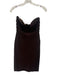 Herve Leger Size S Dark Brown Rayon Blend Bandage Sleeveless Mini Dress Dark Brown / S