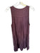 Nation Size S Purple Viscose Blend Sleeveless dots V Neck Dress Purple / S