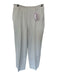 Spanx Size S Ivory Polyester Front Pockets Straight Leg Elastic Waist Pants Ivory / S