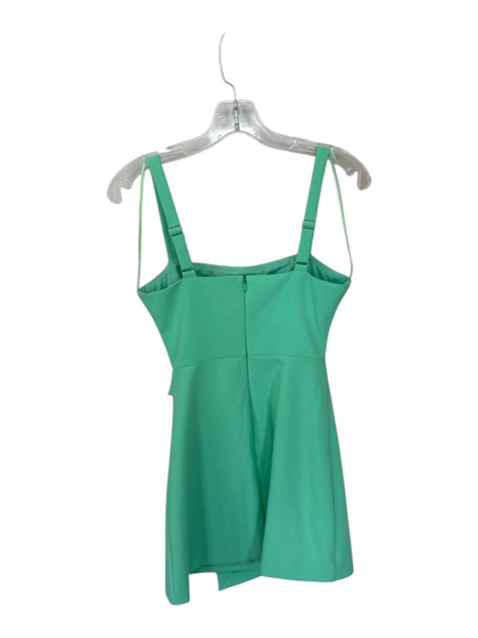 Likely Size 0 Lime Polyester Blend Surfer Belt Adjustable Strap Mini Dress Lime / 0