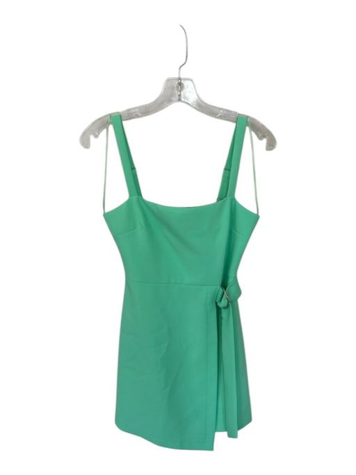 Likely Size 0 Lime Polyester Blend Surfer Belt Adjustable Strap Mini Dress Lime / 0