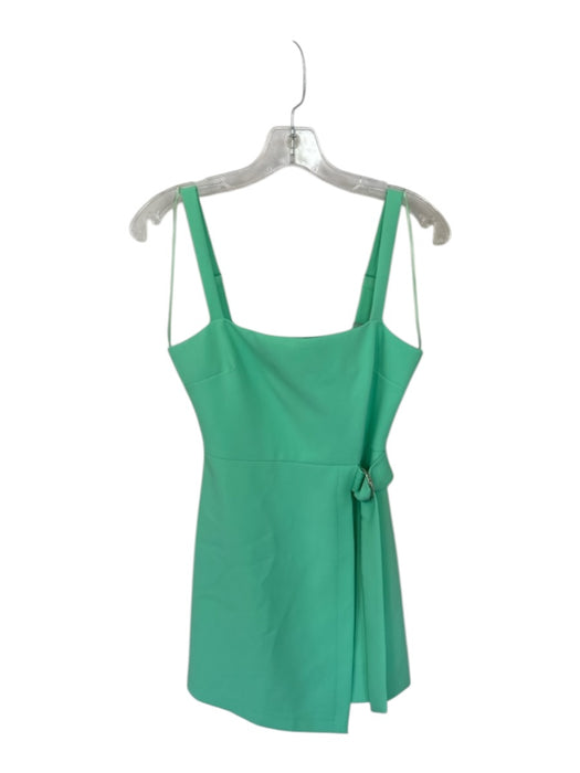 Likely Size 0 Lime Polyester Blend Surfer Belt Adjustable Strap Mini Dress Lime / 0