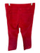 Free People Size S Red Velvet Side Zip Bootcut Pants Red / S