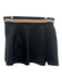 Emily McCarthy Size L Black & Beige Polyester Elastic Waist Color strip Skirt Black & Beige / L