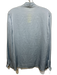 Kobi Halperin Size L Light Blue Silk Blend Long Sleeve V Neck Seam Detail Top Light Blue / L